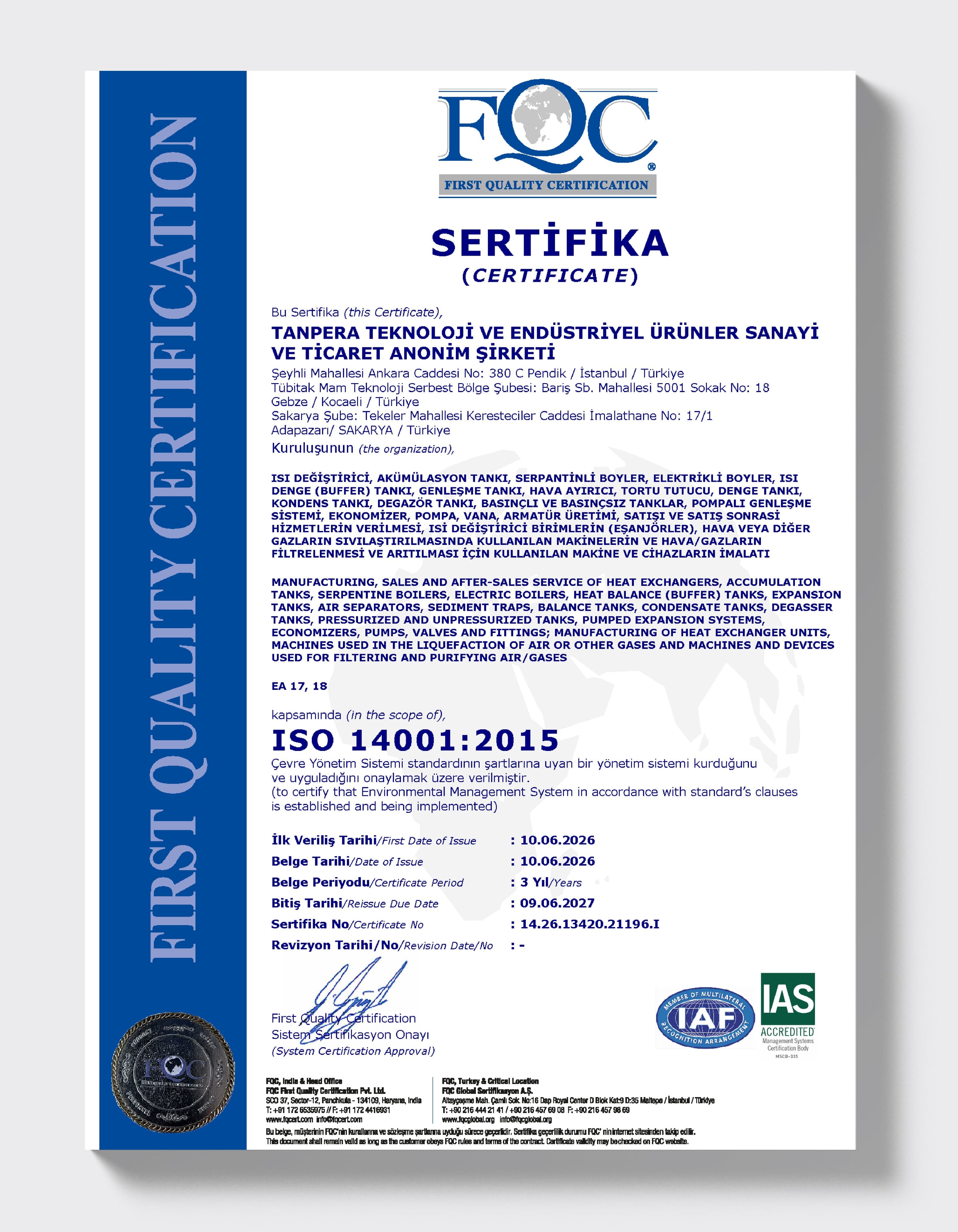 ISO 14001:2015 — экологический менеджмент